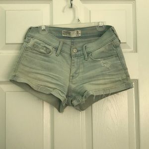 Abercrombie Low Rise Denim Shorts